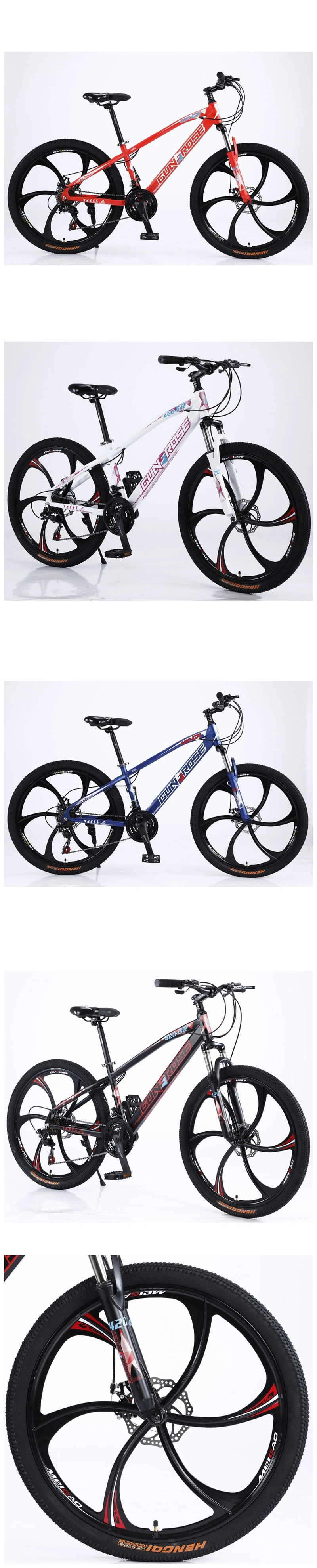 Factory Customized 21 Speed 27.5 Inch Suspension Mechanical Disc Brake Mens Bicycle 29 Hardtail MTB 26 Mountain Bike