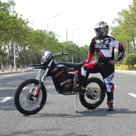 Max Power 12kw Powerful Adult off Road Electric Motorcycle Dirt Bike for Enduro and Cross Pit Bike with Gears and Clutch 