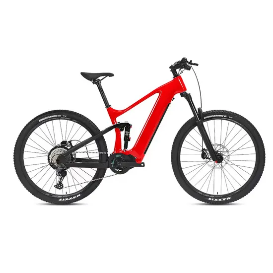48V 750W Carbon 29 Inch MID Drive E Bike MTB Dual Full Suspension Ebike Emtb Electric Bicycle Mountain Bike 29 Inch Full Suspension 