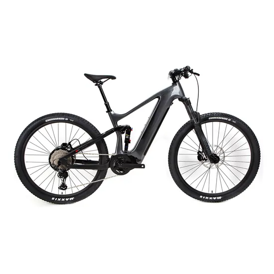 Galaxy 2023 Carbon Fiber Bafang M510 MID Motor Downhill Full Suspension Electric MTB Mountain Ebike 